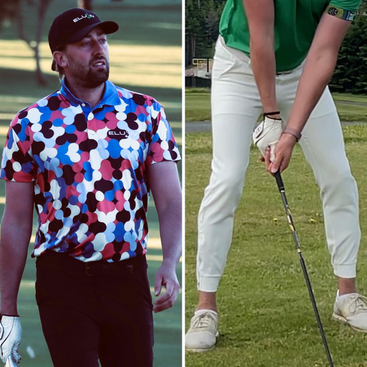 Launch Polo + White Fairway Flex Joggers