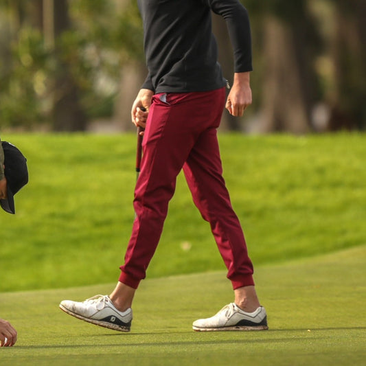 Performance Golf Joggers - Wine
