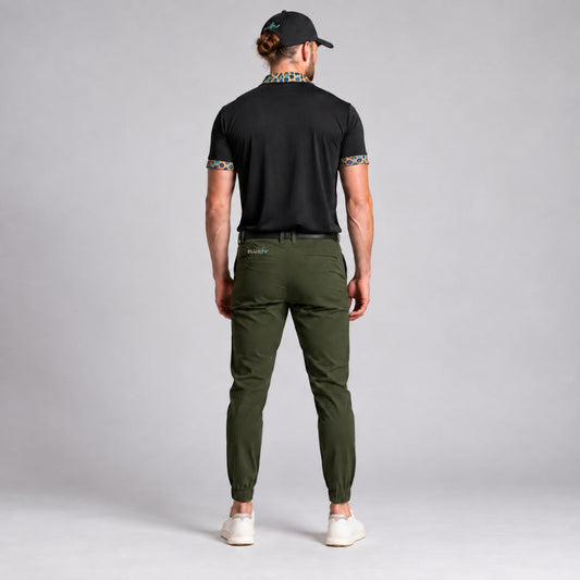 Fairway Flex Golf Joggers - Dark Olive