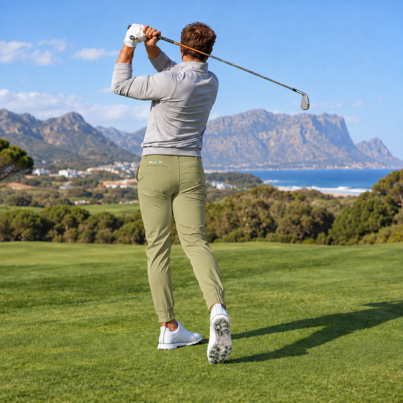 Fairway Flex Golf Joggers - Olive Green
