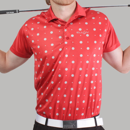 Red Polka Polo