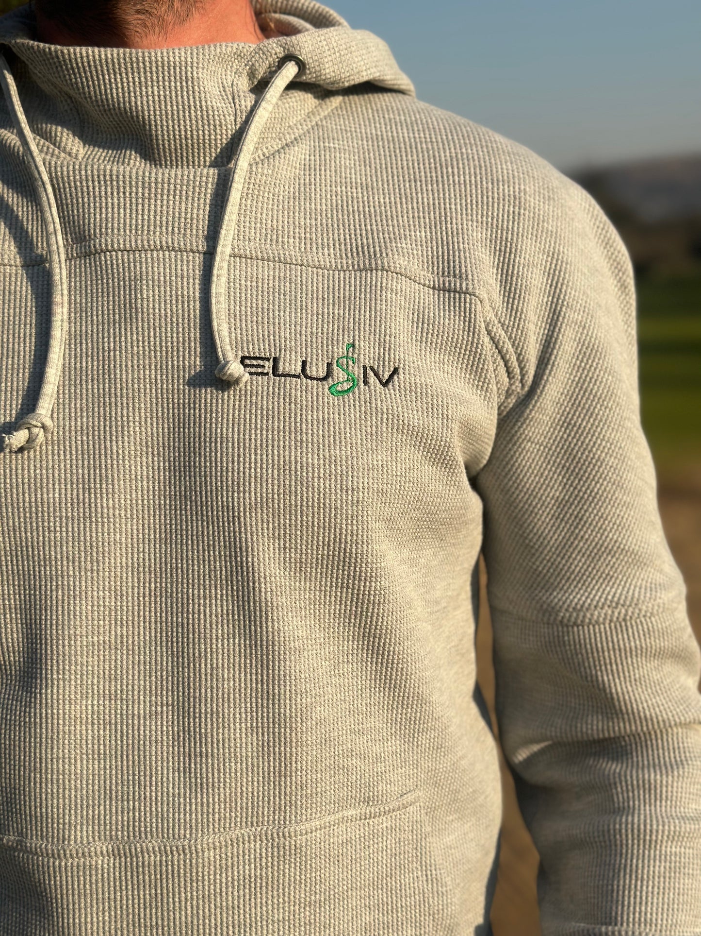 Grey Athletic Golf Hoodie