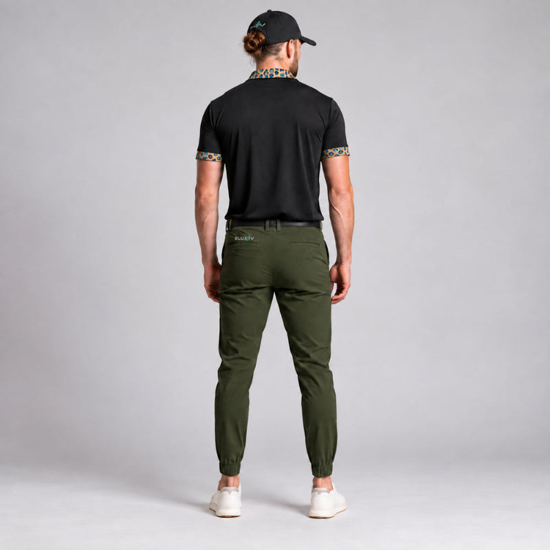 Fairway Flex Golf Joggers - Dark Olive
