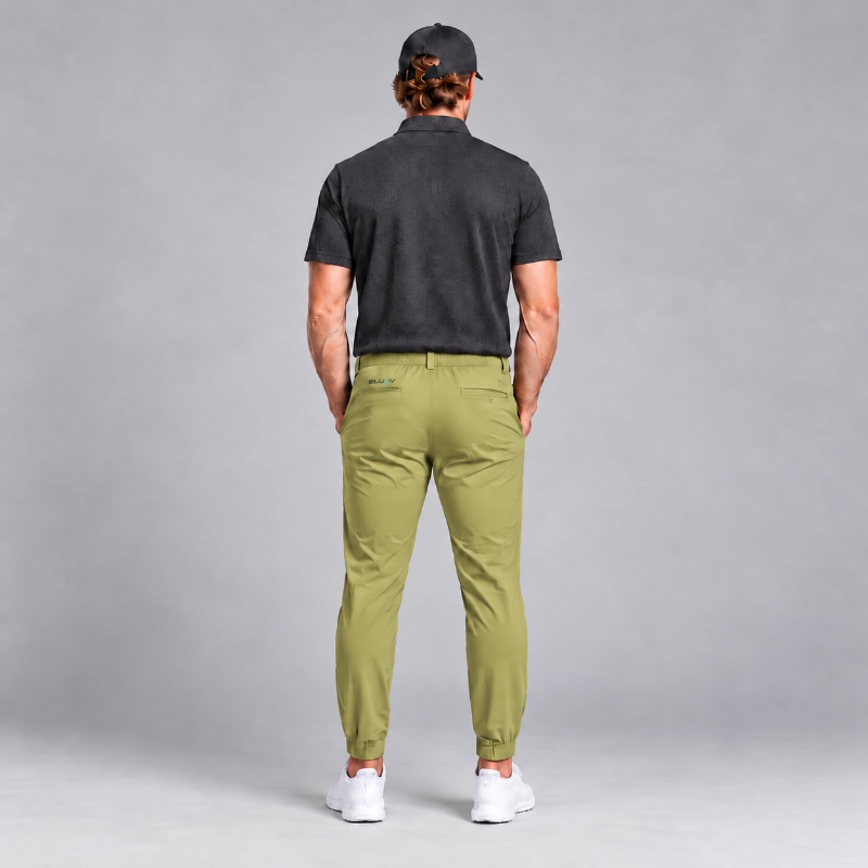 Fairway Flex Golf Joggers - Olive Green