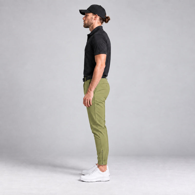 Fairway Flex Golf Joggers - Olive Green